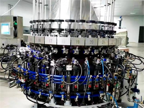 Máquina de fabricación de botellas de ampolla vertical
